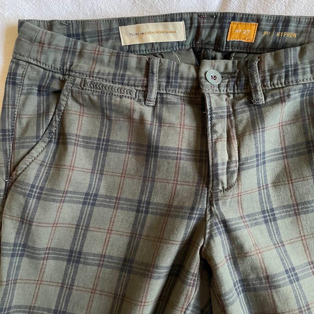 Plaid Pilcro Press Letterhead from Anthropologie